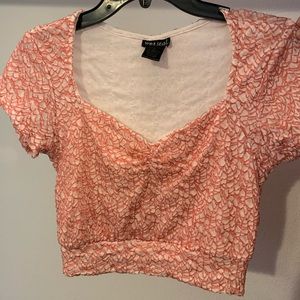 Wet seal crop top